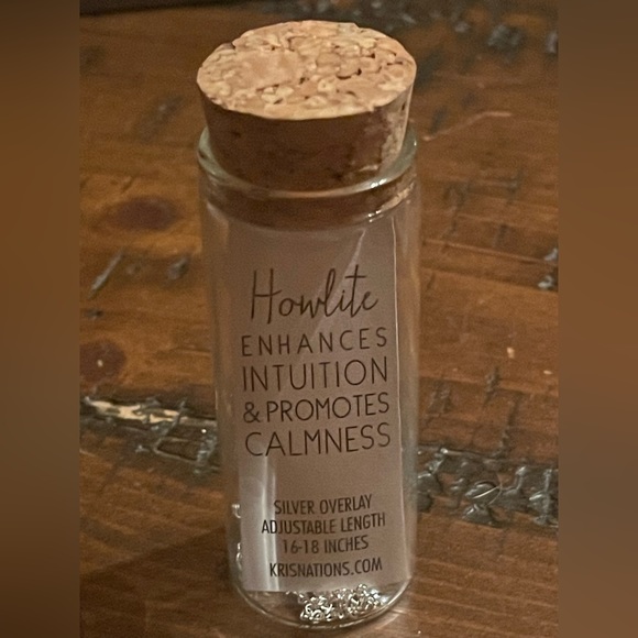 Silver necklace with tiny beads - Picture 3 of 4